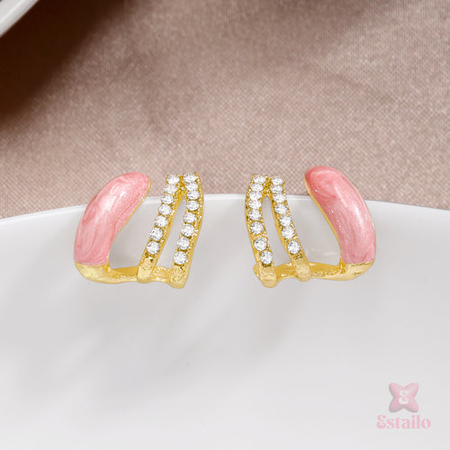 RosÃ© Radiance Cuffs Earrings