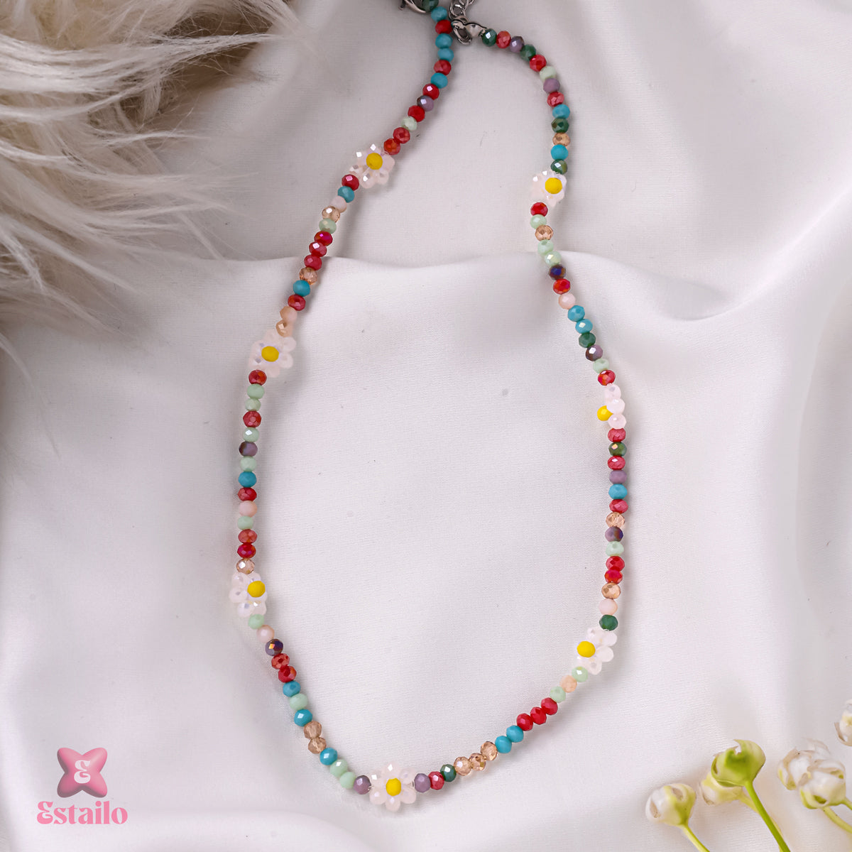 Prism Beaded Necklace