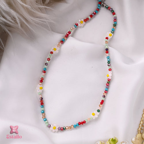 Prism Beaded Necklace