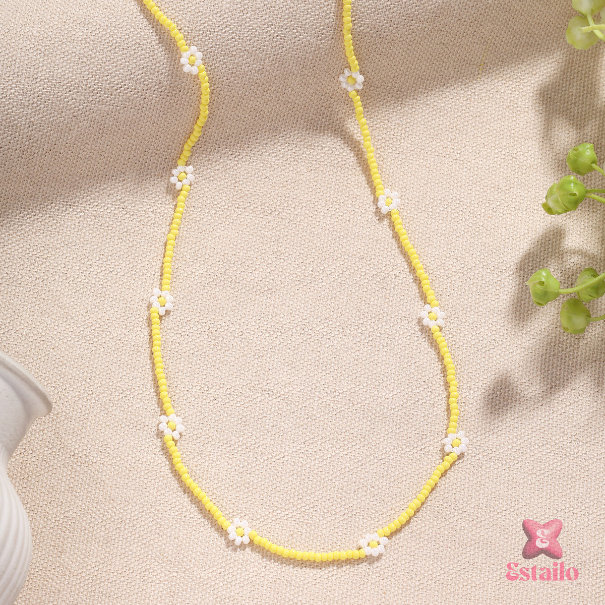 Beaded Bloom Necklace