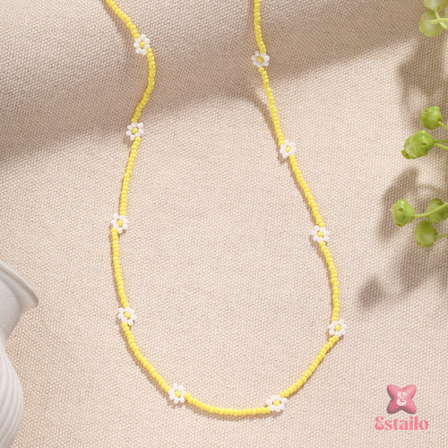Beaded Bloom Necklace