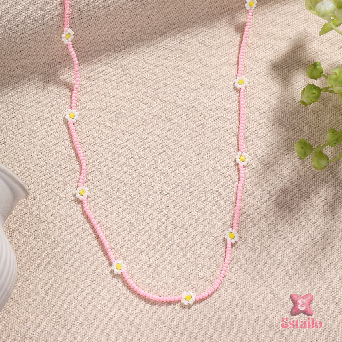 Kawaii Daisy Beads Necklace