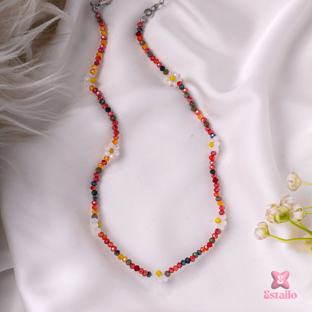 Prism Beaded Necklace