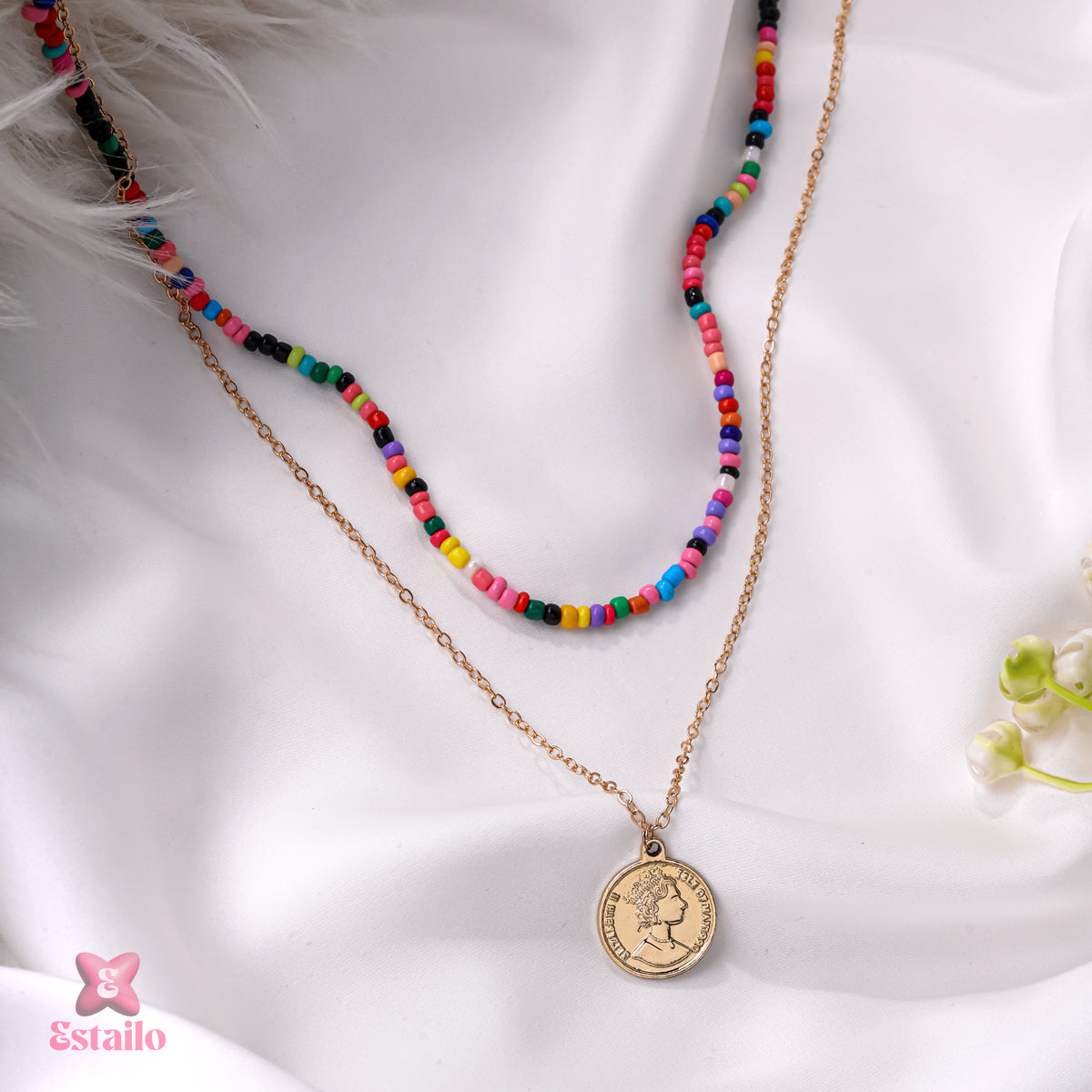 Multicolor Monarch Necklace