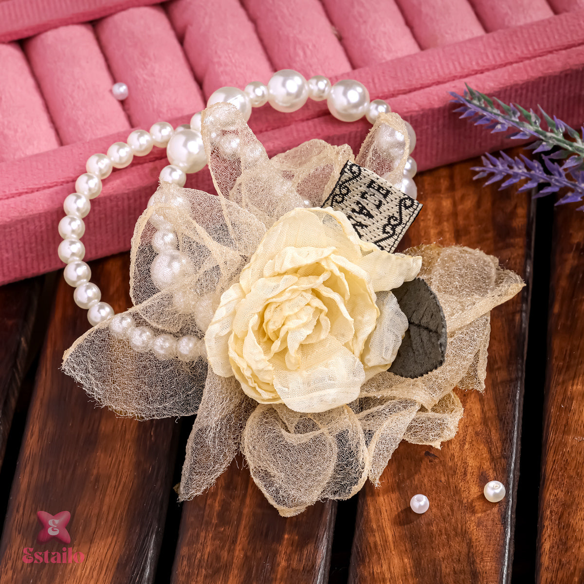 Minimal Muse Floral Hair Tie