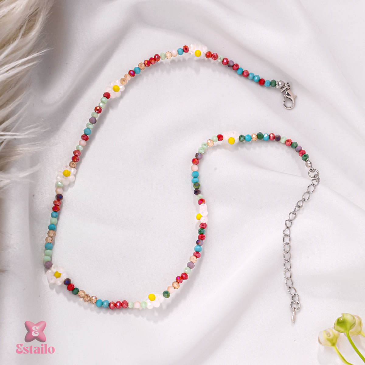 Prism Beaded Necklace