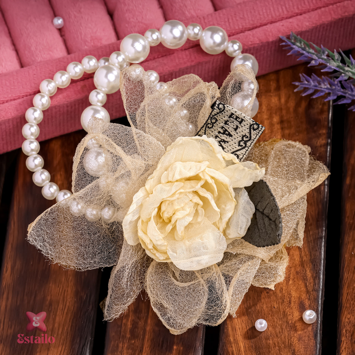 Minimal Muse Floral Hair Tie