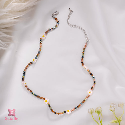 Colorful Glass Bead Necklace
