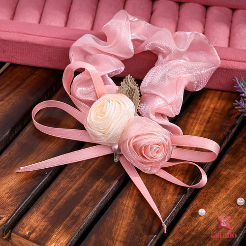 Twin Rose Hair Tie