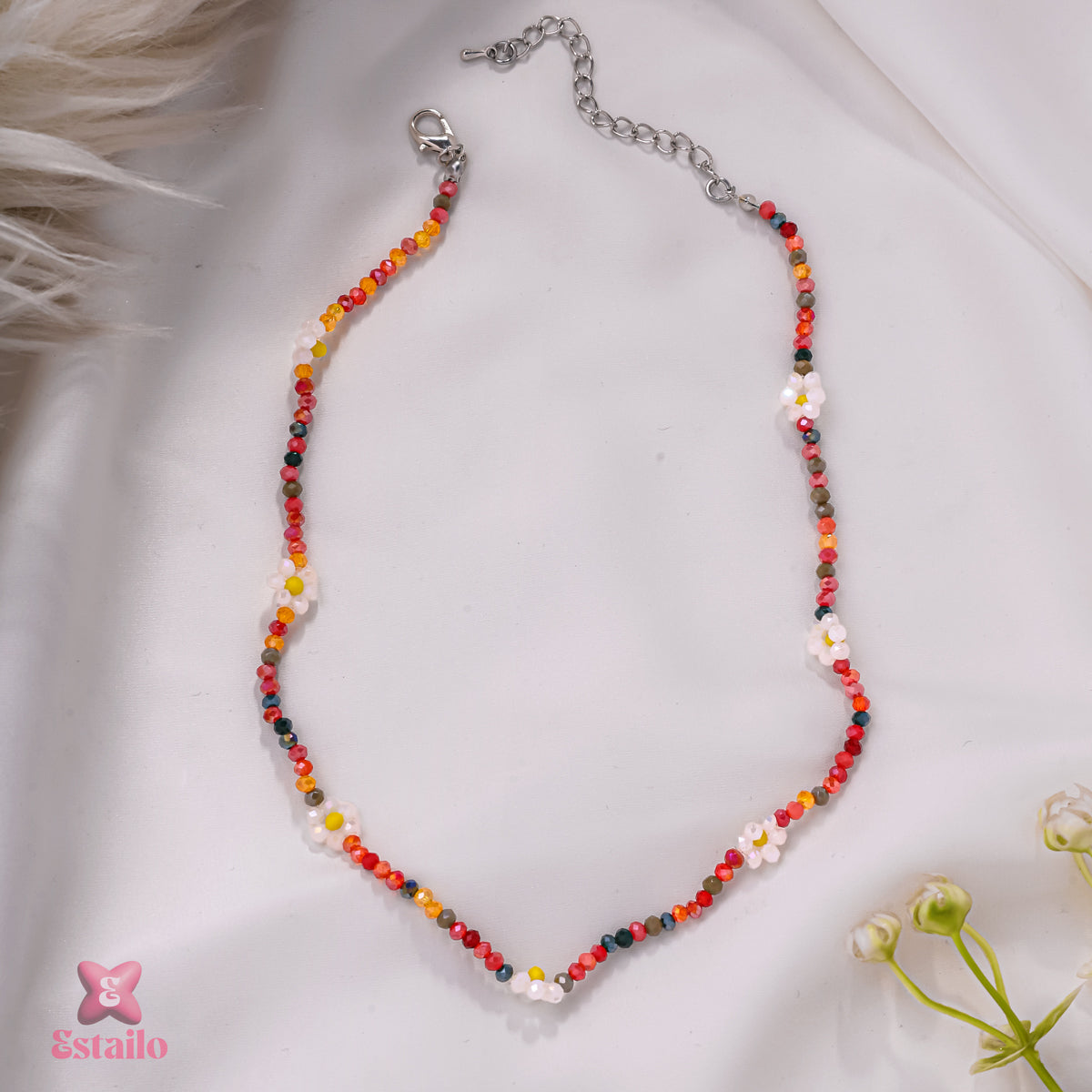 Prism Beaded Necklace