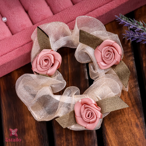 Blossom Rose Hair Tie