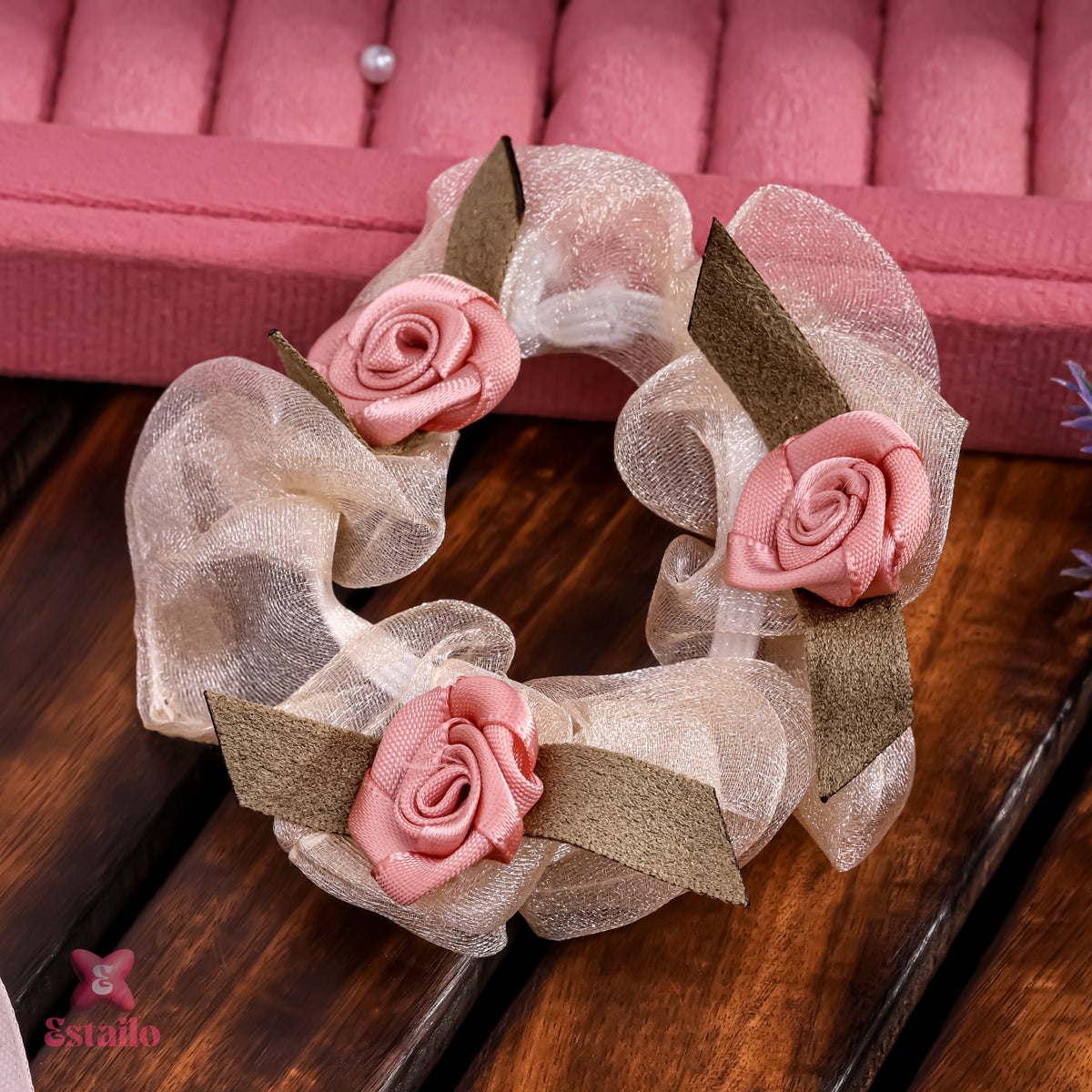 Blossom Rose Hair Tie