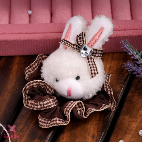 Fluffy Bunny Ponytail Hair Tie