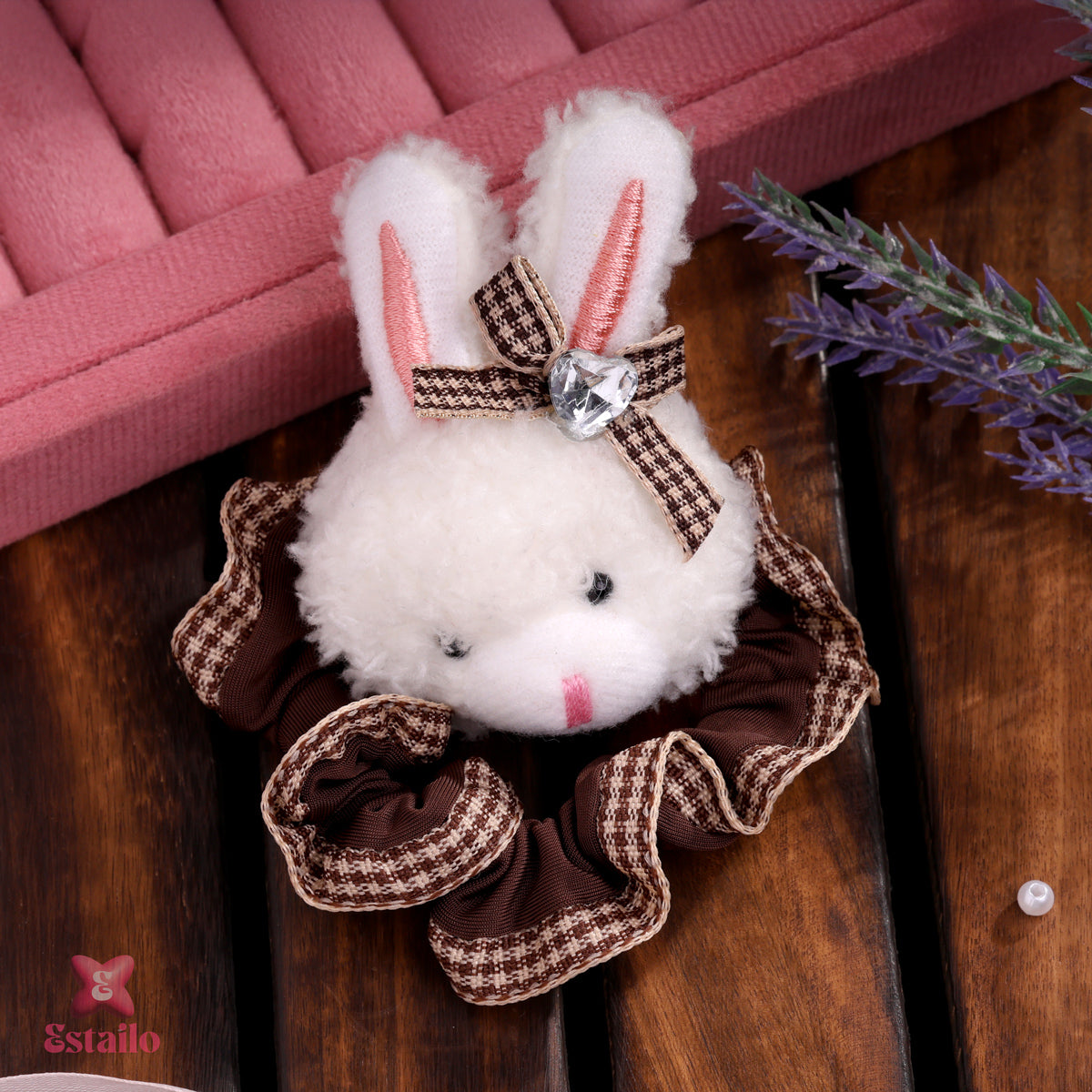 Fluffy Bunny Ponytail Hair Tie