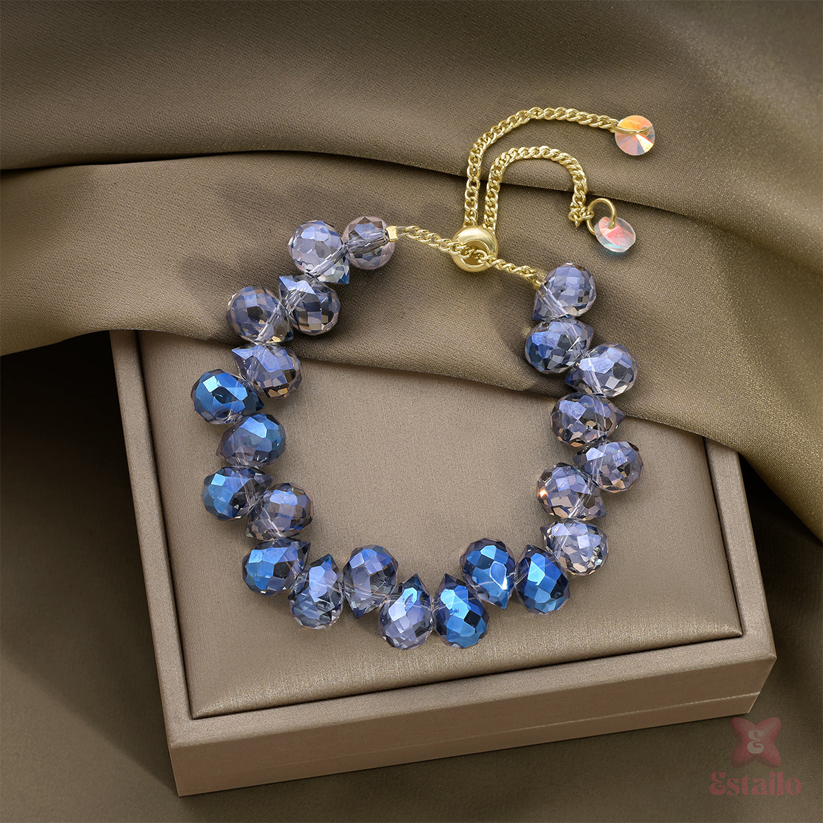 Blue Radiance Crystal Bracelet
