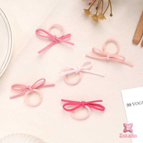 Rose Ribbon Ponytail  Rubber