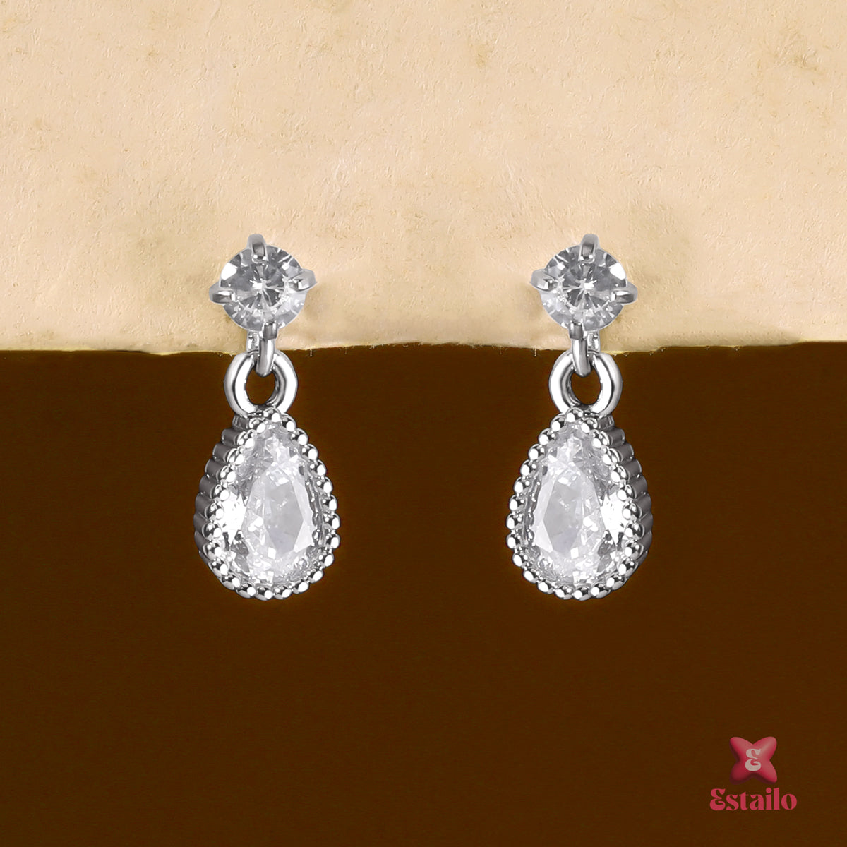 Celeste Stone Helix Earcuff Earring