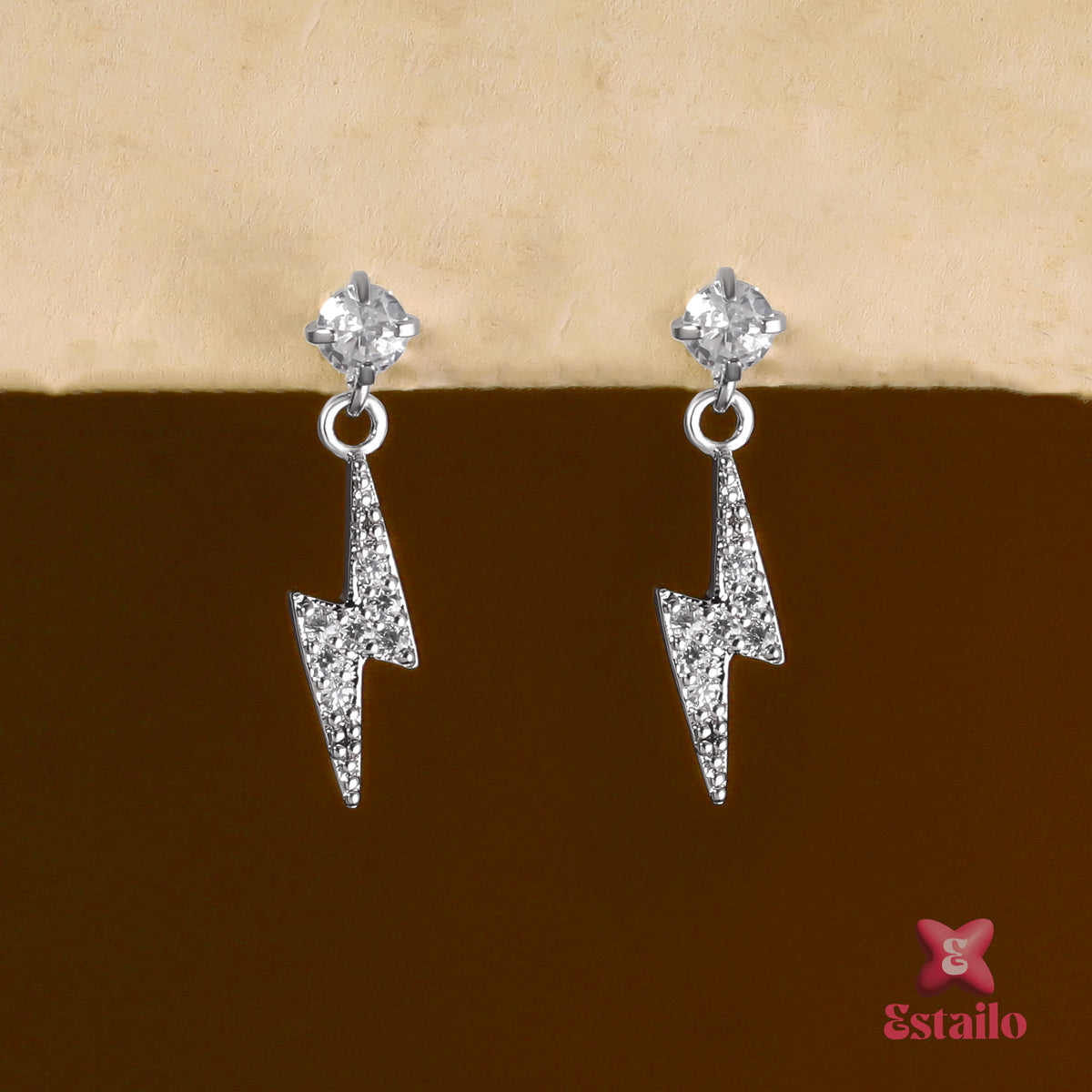 Bolt Drop Helix Earrcuff Earring