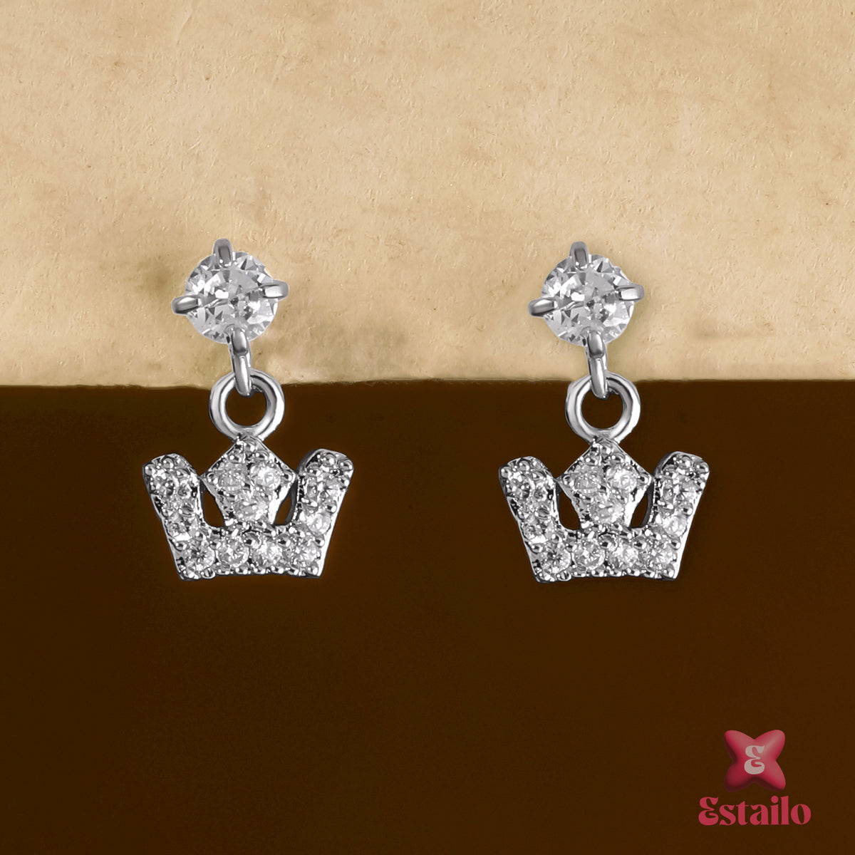 Queen Crown Earcuff Earring (pair)
