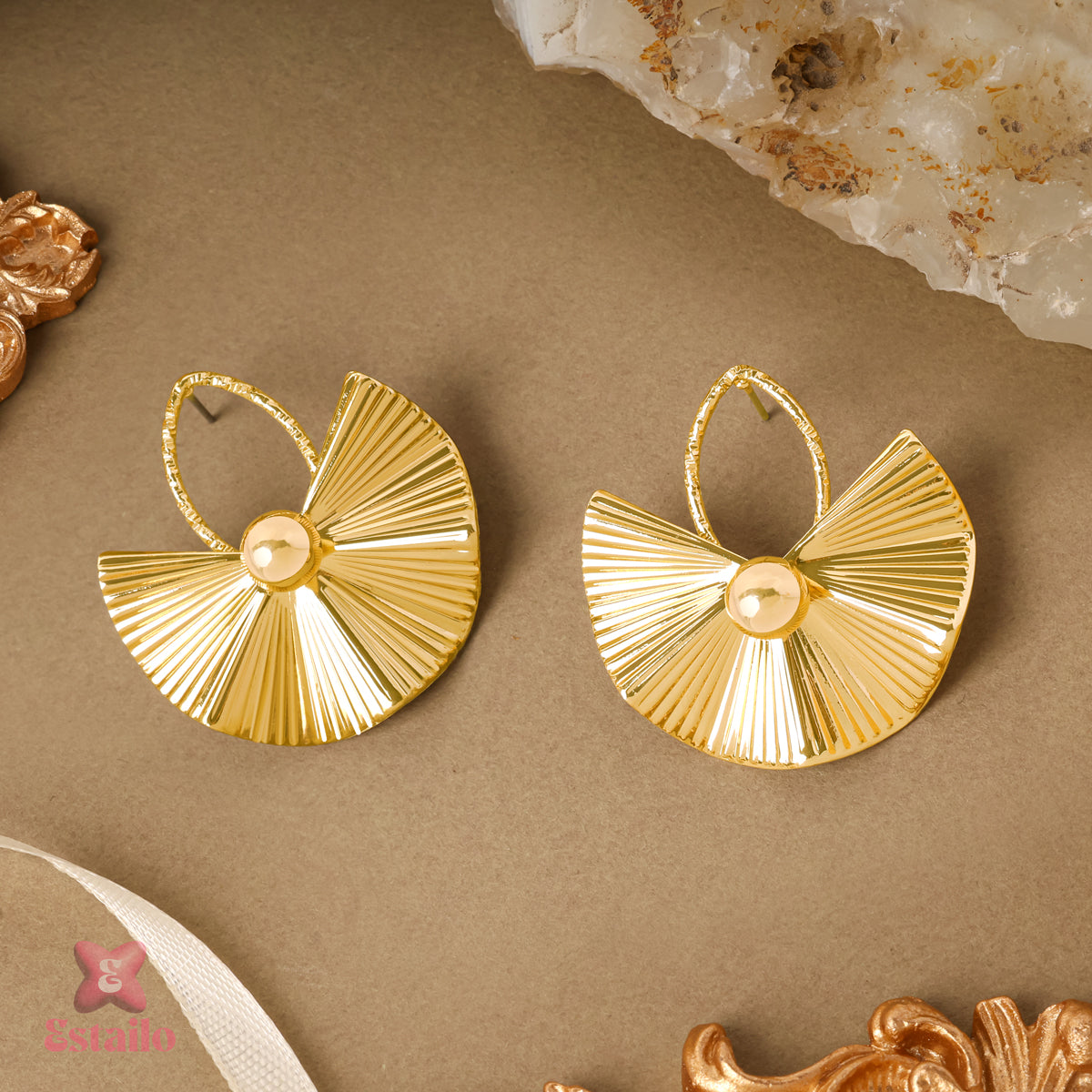 Elegant Sunray Earrings