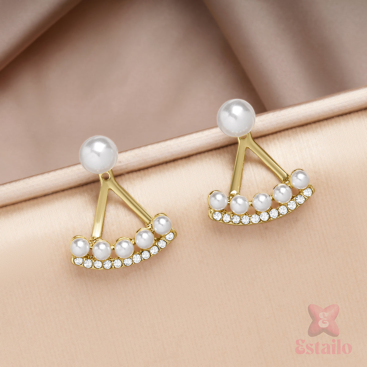Pearl Cascade Earrings