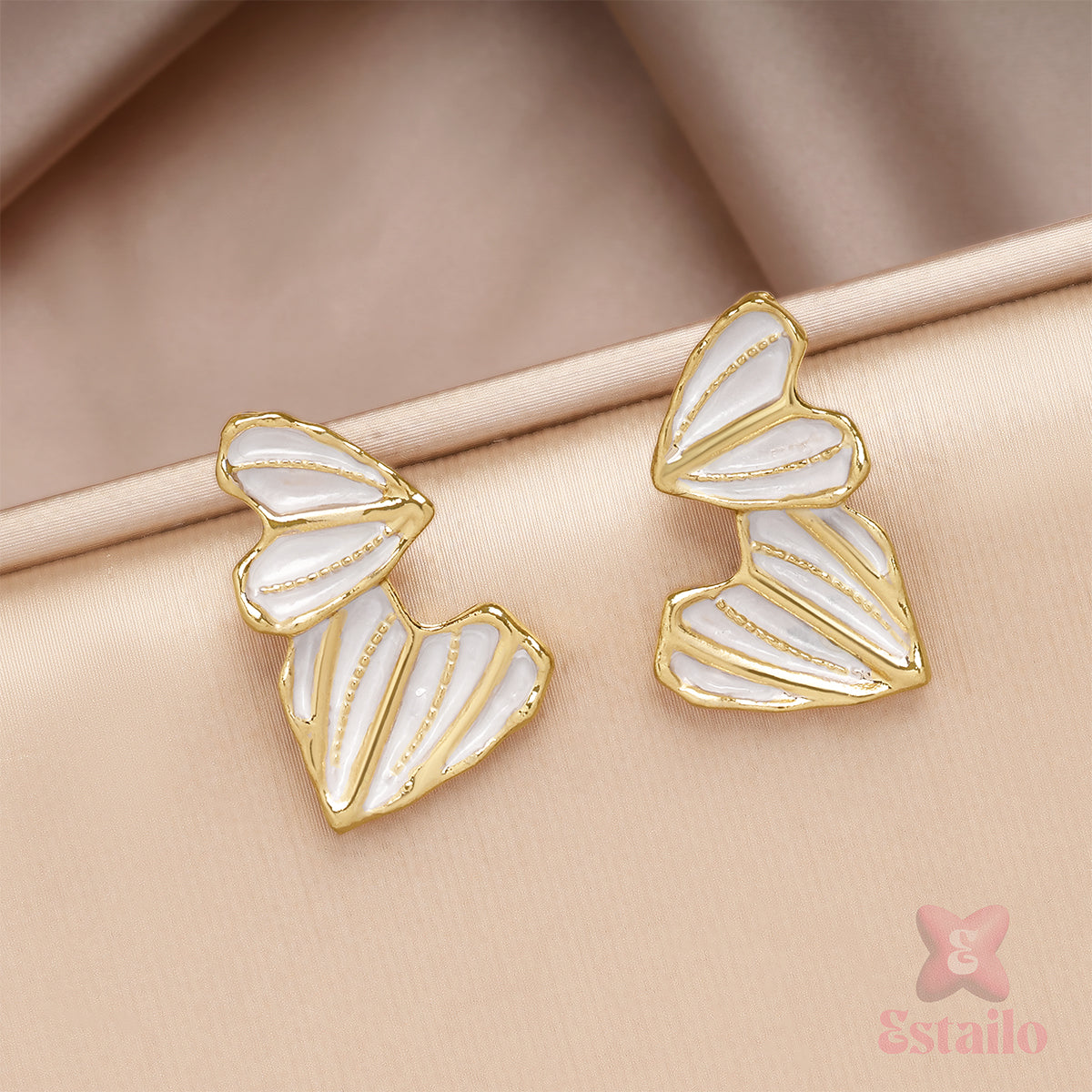 Shell Fan Earrings
