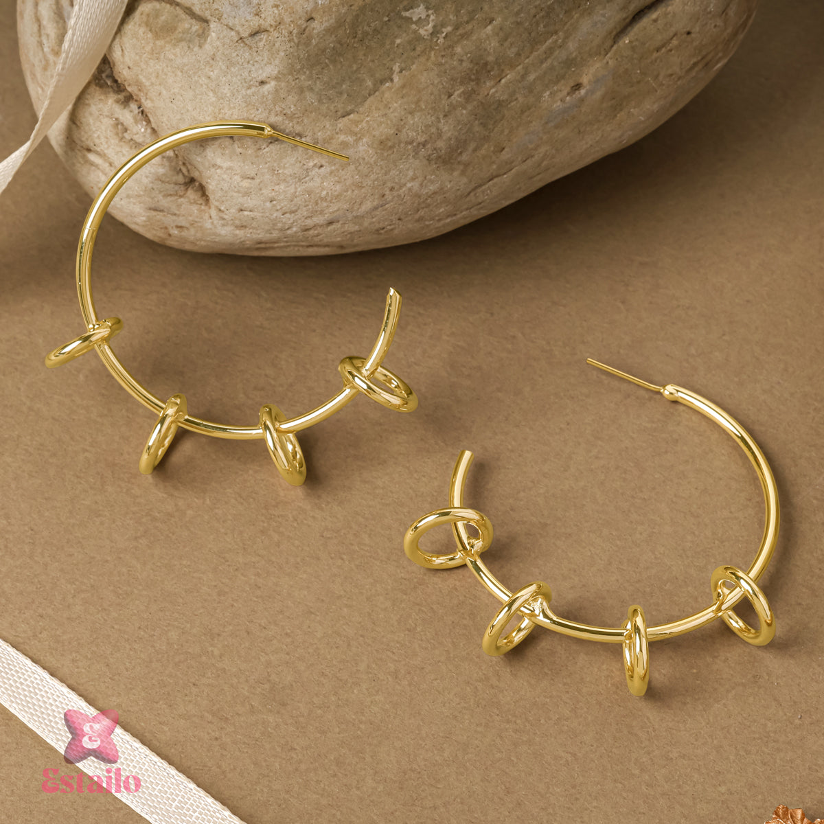 Charmed Hoop Earrings