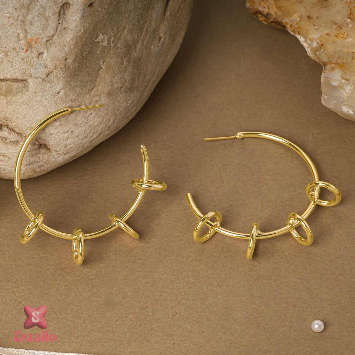 Charmed Hoop Earrings