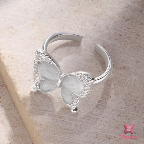 Opalescent Butterfly Ring