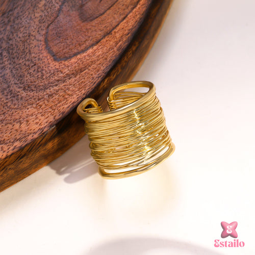 Grecian Chuncky Swirl  Ring