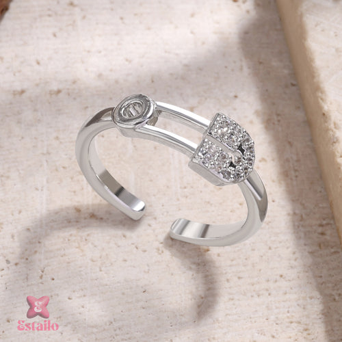 Edgy Glamour Ring