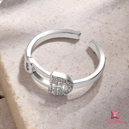 Edgy Glamour Ring
