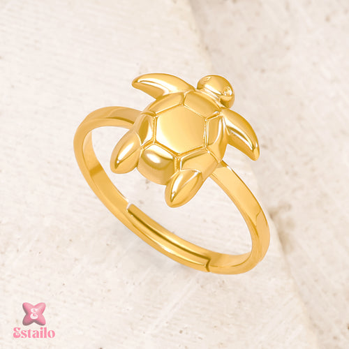 Seabreeze Turtle Ring