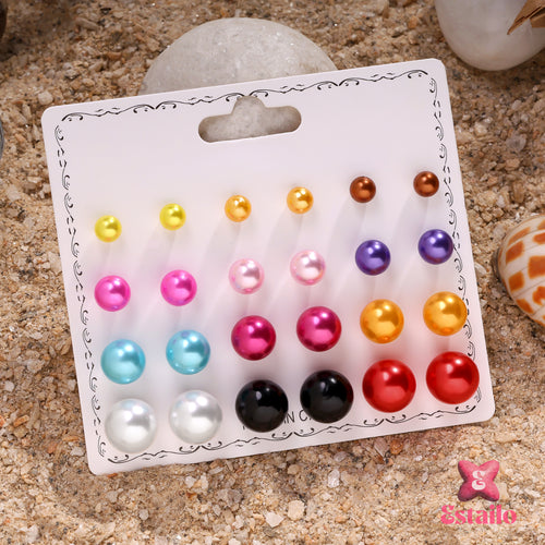 Vibrant Pearl Stud pearl Earring