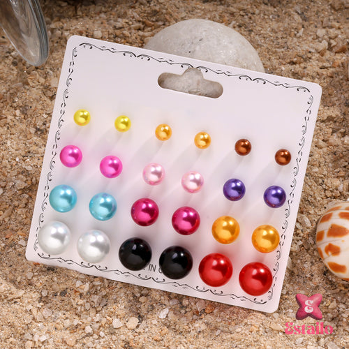 Vibrant Pearl Stud pearl Earring