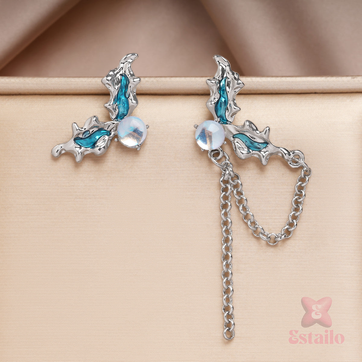 Azure Flutter Dangles Earrings
