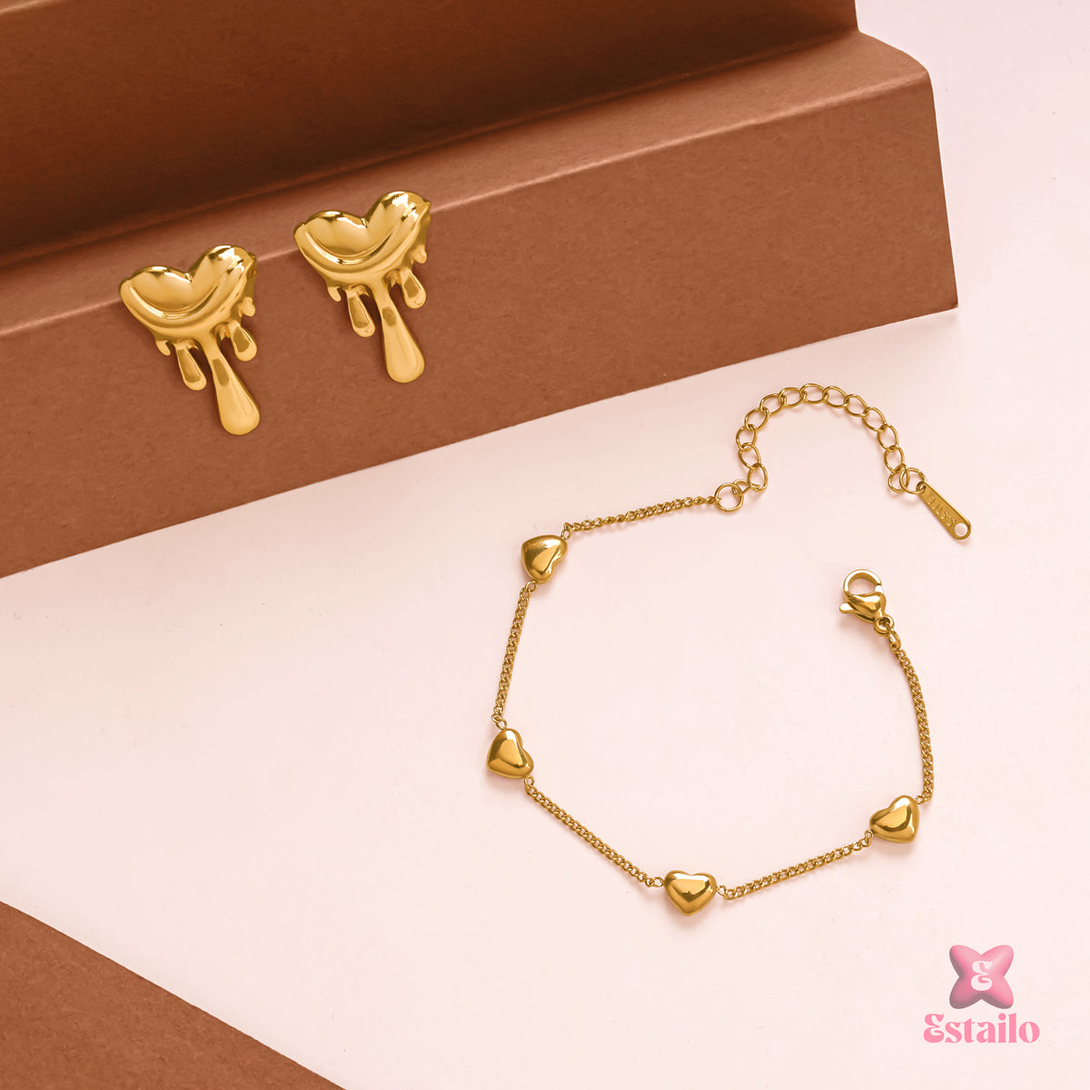 Heartfelt Links Bracelet Set