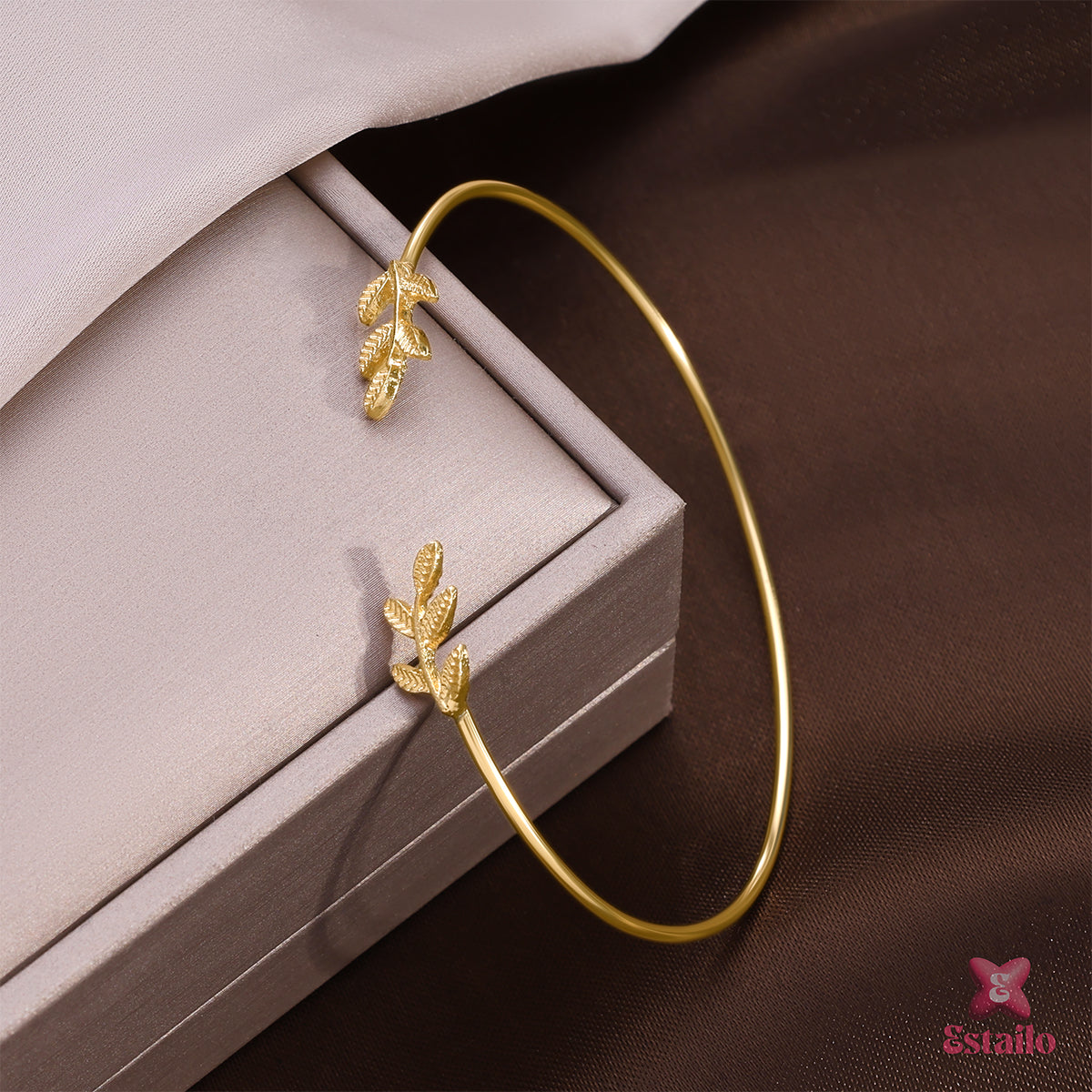 Lumina Leaf Stack Bracelet