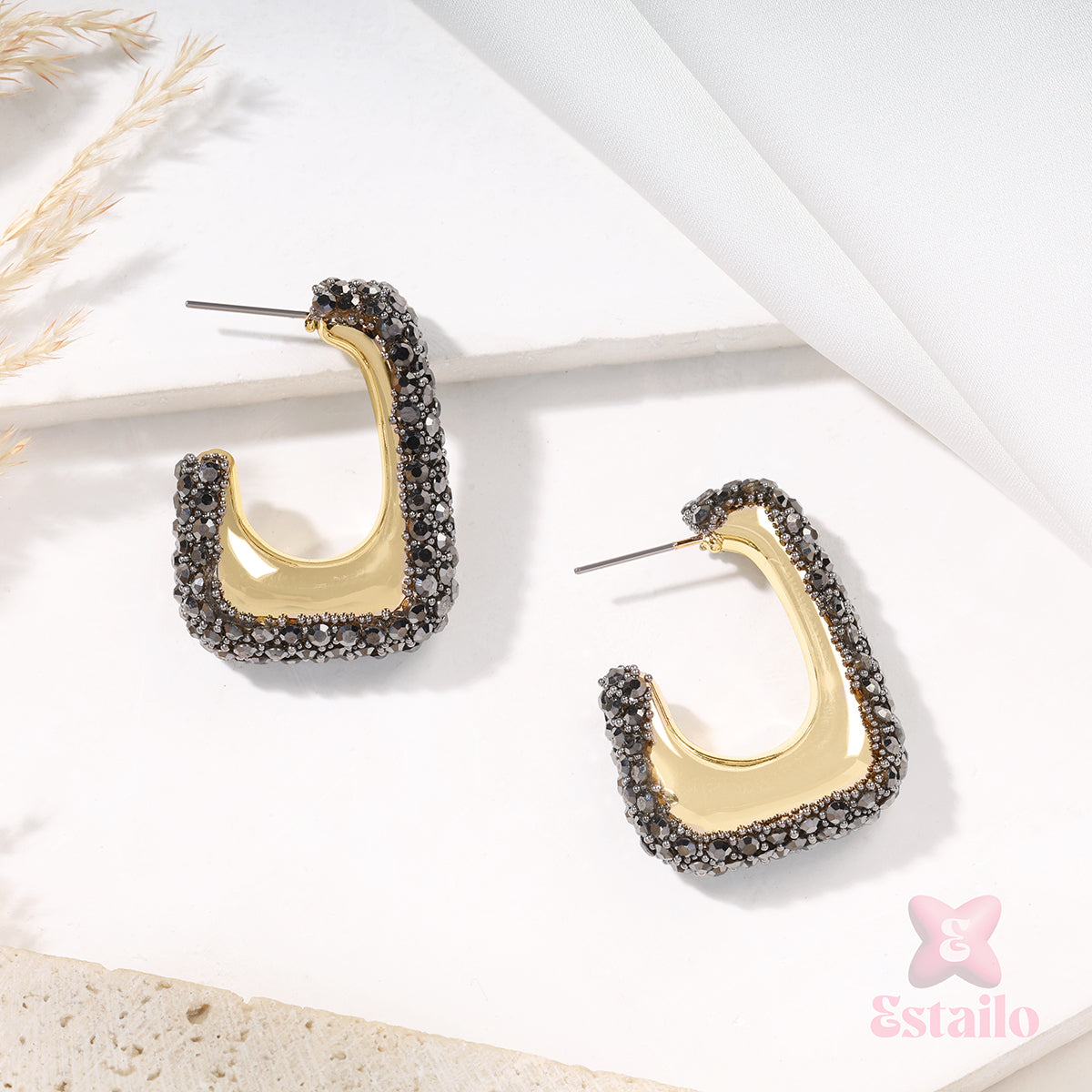 Gilded Prism Earrings