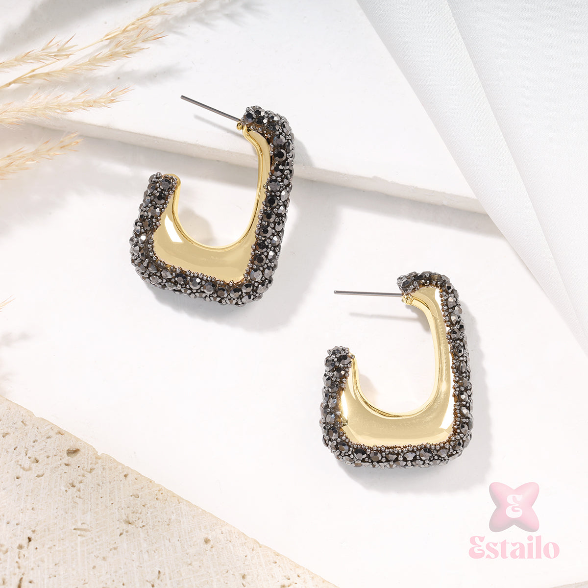 Gilded Prism Earrings