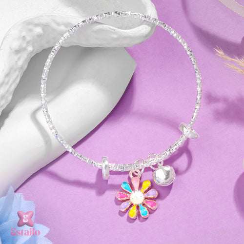 Vibrant Flora Wristlet Bracelet