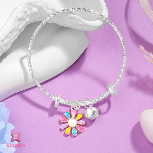 Vibrant Flora Wristlet Bracelet