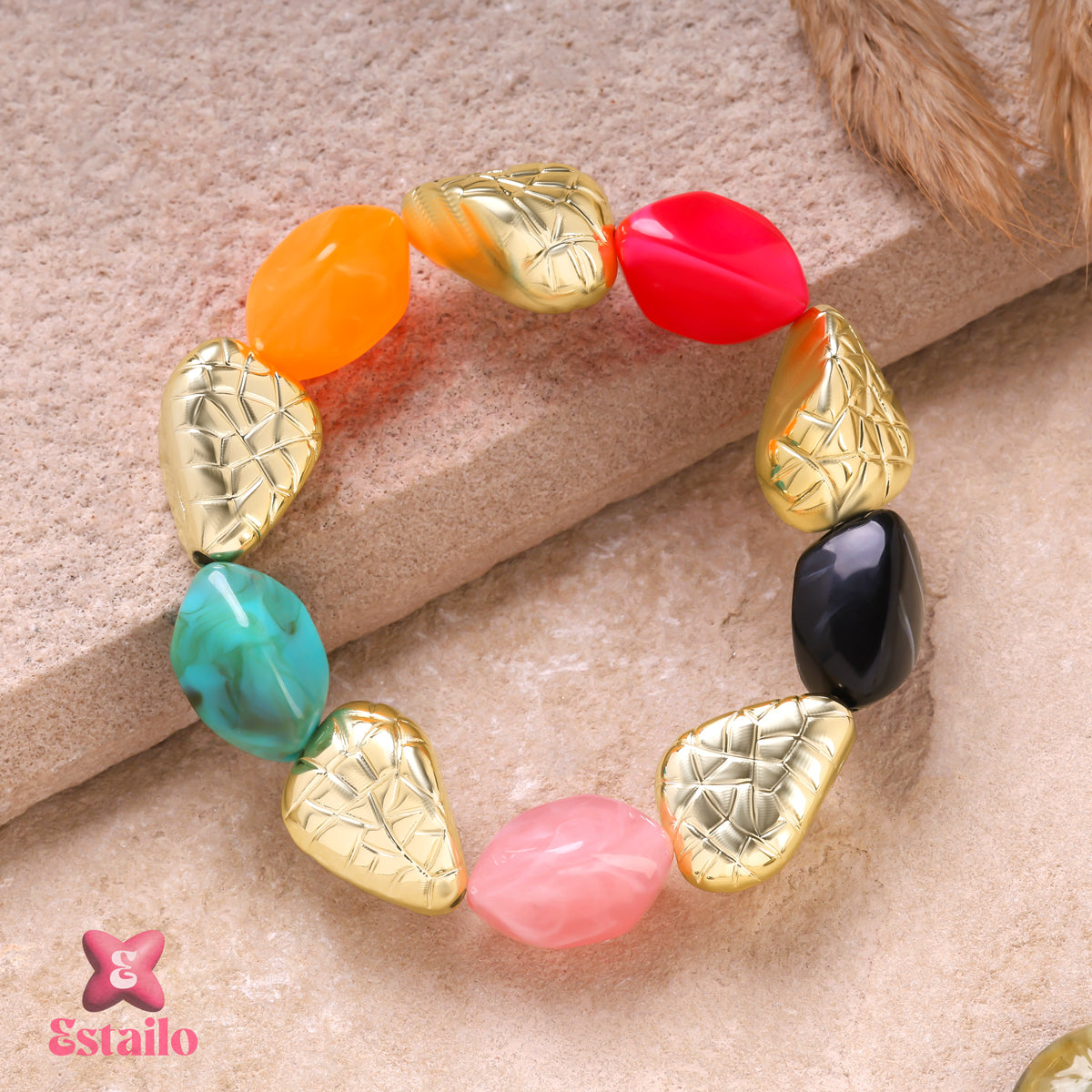 Chunky Chroma Bangle Bracelet