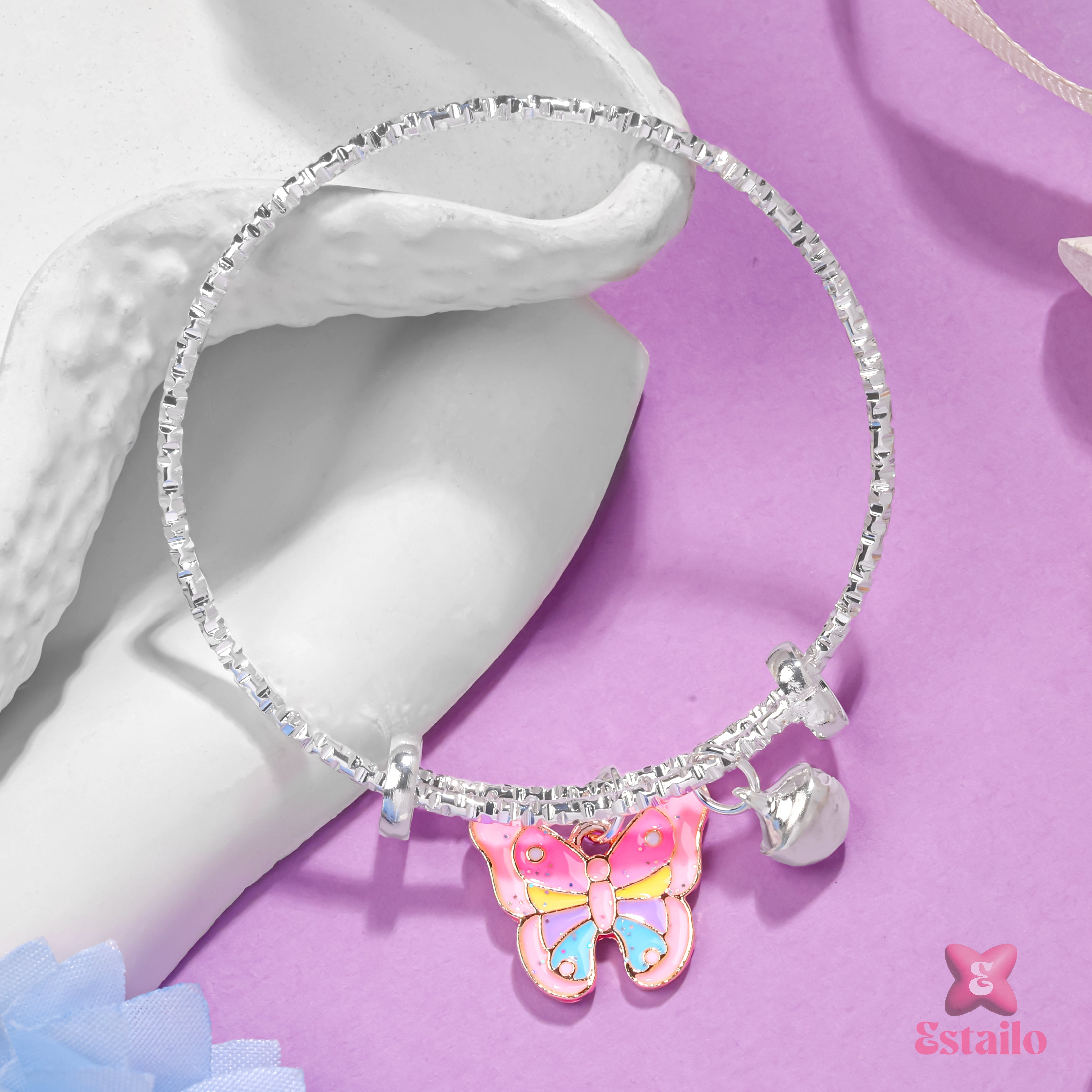 Rainbow Wing Charm Bracelet