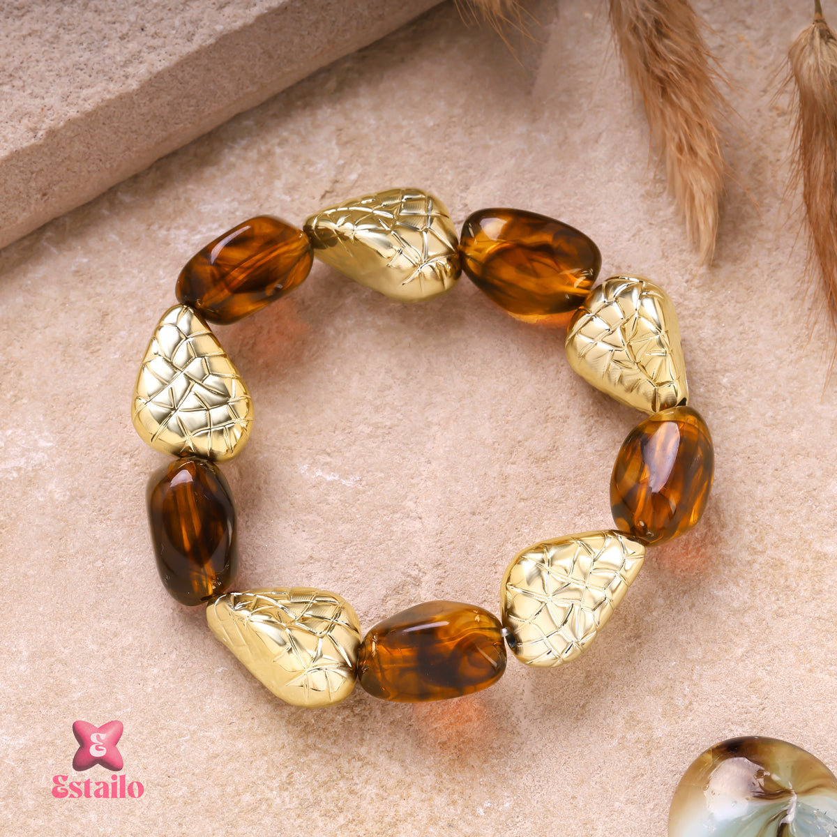 Nexus Resin Bangle Bracelet