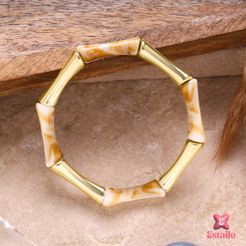 Boho-Chic Bamboo  Bracelet