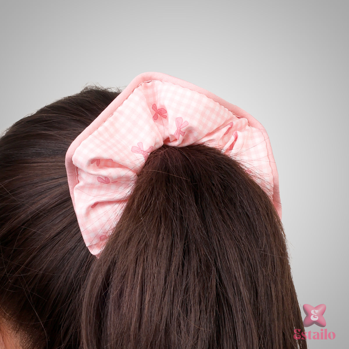 Pink Bow Bliss Scrunchies