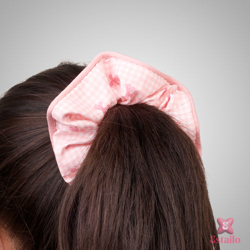 Pink Bow Bliss Scrunchies