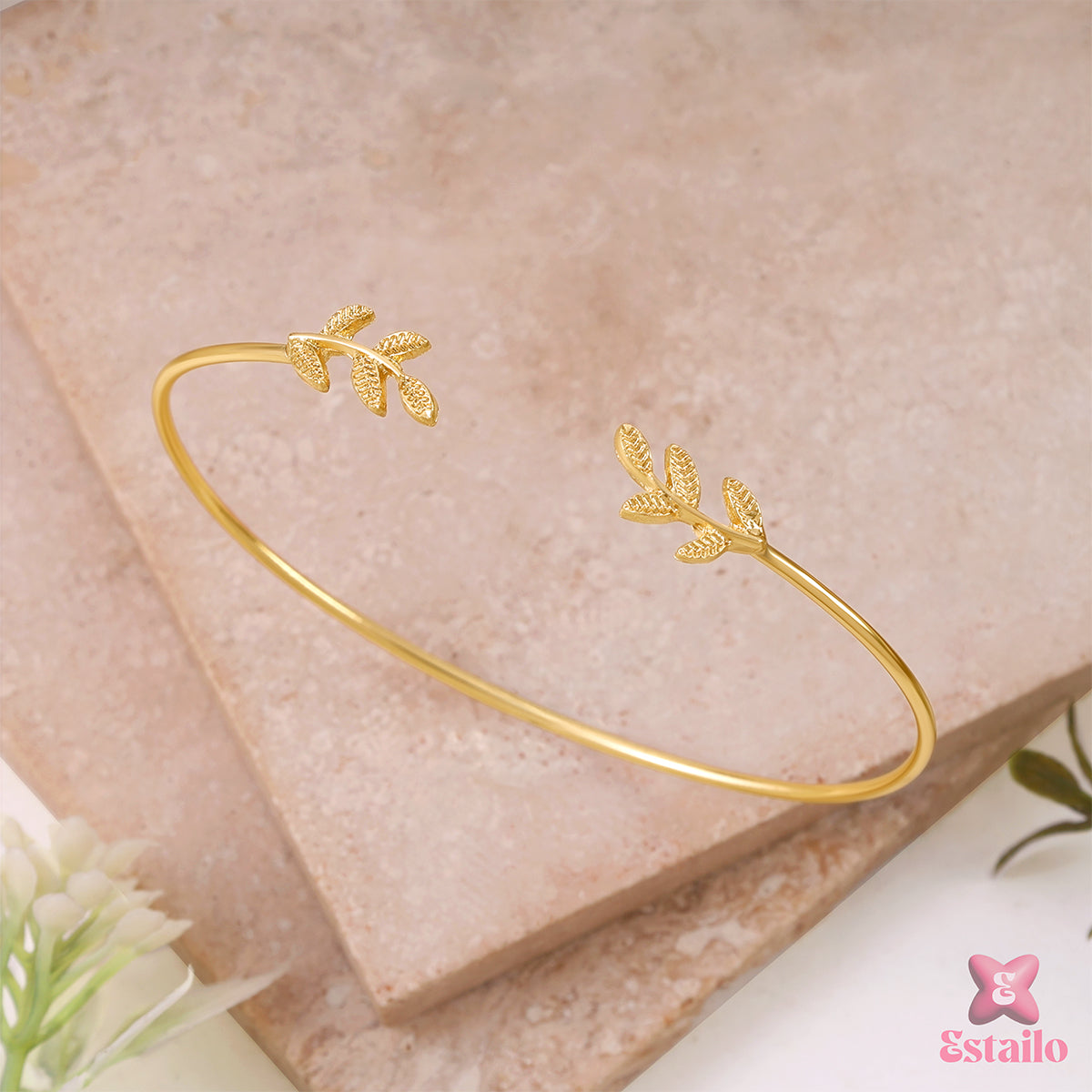 Lumina Leaf Stack Bracelet