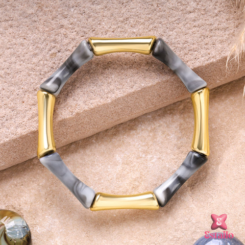 Storm Cloud Bamboo Bracelet